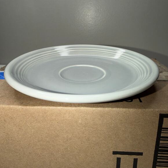 Vintage Fiestaware 6” Gray Coffee Cup Saucer Plate Single Replacement - Picture 2 of 4
